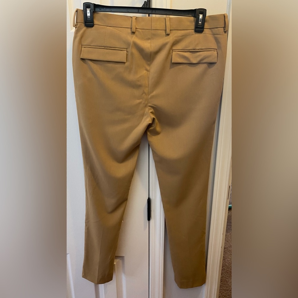 Men’s skinny leg dress pants.